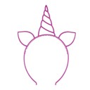 Diadème lumineux licorne 2 pièces 6