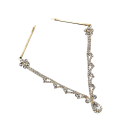 Diadème sur le front Taille universelle Chaîne de bijoux sur le front Accessoire capillaire festif de style déesse 1