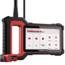 Diagnostická čtečka kódov ThinkScan Plus S7 autodiagnostika 7 systémov doživotne zadarmo 5 resetov OBD2 94 značiek 5" displej čierna s červenou 2