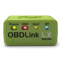 Diagnostický adaptér do auta OBD-II LX s Bluetooth 3.0 kompatibilný s ELM327 a všetkými protokolmi OBD-II zelený pre Windows a Android 5
