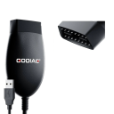 Diagnostický kábel do auta GODIAG J2534 Nano 16pinový OBD2 na USB podpora J2534 a ELM327 preprogramovanie ECU pre Windows čierny 2