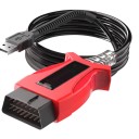 Diagnostický kábel OBD2 J2534 USB pre Jaguar Land Rover SDD V165 V160 a Volvo Vida 2014D 2015A i Toyota Techstream 18.00.008 červený 2
