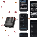 Diagnostický OBD2 adaptér OBDeleven NextGen Bluetooth skener chybových kódov pre VW Audi Škoda Seat aj BMW prístup ku všetkým riadiacim jednotkám 6