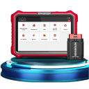 Diagnostický skener KINGBOLEN K8 PRO OBD2 s 8 palcovým displejom ECU kódovanie CAN FD DOIP Android 10 červeno-čierny pre 150 značiek vozidiel 3