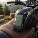 Diagnóstico de moto TopScan Moto Bluetooth com alcance de 10 m para Android e iOS e motos Kawasaki Suzuki Yamaha e Honda verde e preto 3