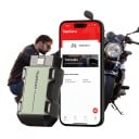 Diagnostika na motorku TopScan Moto Bluetooth s dosahom 10 m pre Android a iOS a motocykle Kawasaki, Suzuki, Yamaha a Honda čiernozelená 6