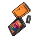 Diagnostisk tablet OBD2 GT60 med 7-tums skärm, 5000 mAh batteri, trådlös VCI och tvåvägstestar svart-orange 1
