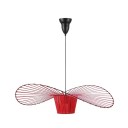 Diagonal moderne hængende lysekrone Designer loftslampe Metalfod Polyurethanfarvede strimler E27-fatning LED-kompatibel 180 cm varmt hvidt lys. 4