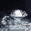 Diamant en verre décoratif C478 2