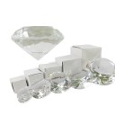 Diamant en verre décoratif 1