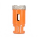 Diamantbohrkrone 30 mm mit M14 Gewinde für Winkelschleifer Vakuumgelöteter Diamant Orange Trockenbohren in Fliesen und Marmor 1