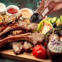 Διαφανής φιάλη μπαχαρικών 250 ml PET πλαστική συσκευασία διαφανής γυάλινη φιάλη μπαχαρικών για την κουζίνα για αποθήκευση και χρήση 2