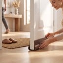 Dichtungsprofil für Türen 93 cm Flexible Aufsteckleiste aus PVC in U-Form Schutz gegen Zugluft, Staub und Insekten Lässt sich kürzen 2