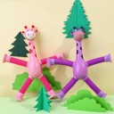 Dier met zuignappen en buigzame buizen Stressspeelgoed voor kinderen en volwassenen Flexibele rekfiguur 6