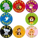 Dierenstickers 500 stuks A1752 2