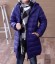 Dievčenská zimná bunda s kapucňou J2900 7