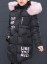 Dievčenská zimná bunda s kožúškom J1290 3