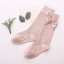 Dievčenské bavlnené ponožky s mašľou - 5 párov 10