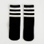 Dievčenské čierno-biele ponožky 10