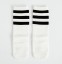 Dievčenské čierno-biele ponožky 11
