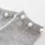 Dievčenské členkové ponožky s perlami 3