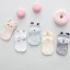 Dievčenské členkové ponožky so zvieratkami - 5 párov 11