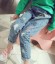 Dievčenské džínsy L2169 2