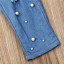 Dievčenské džínsy s perlami L2154 4