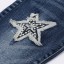 Dievčenské džínsy s potlačou hviezd 5