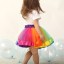 Dievčenské farebná sukne L1007 4