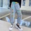 Dievčenské farebné džínsy L2140 2