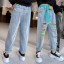 Dievčenské farebné džínsy L2140 4