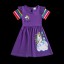 Dievčenské farebné šaty N80 22