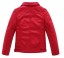 Dievčenské kožená bunda - Červená 2