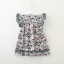 Dievčenské kvetované šaty N72 1