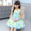 Dievčenské kvetované šaty N88 5