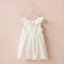 Dievčenské letné šaty Thin - biele 2