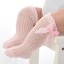 Dievčenské pletené ponožky s mašľami 3