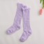 Dievčenské pletené ponožky s volánikmi 14