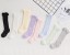 Dievčenské pletené ponožky s volánikmi 4
