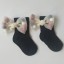 Dievčenské ponožky s mašľou A777 9
