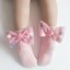 Dievčenské ponožky s mašľou A777 1