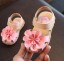 Dievčenské sandále s kvetom 10