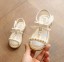 Dievčenské sandále s perlami 5