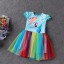 Dievčenské šaty s poníkom J621 19