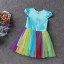 Dievčenské šaty s poníkom J621 20