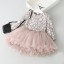 Dievčenské šaty s tylovou sukňou N103 1