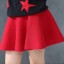Dievčenské sukne s vysokým pásom J1276 4