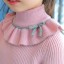 Dievčenské sveter s golierikom L595 4