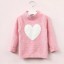 Dievčenské sveter so srdcom L604 5
